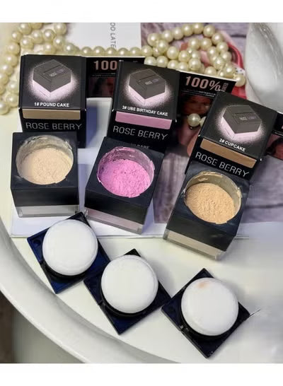 Rose Berry Easy Bare Loose Baking & Setting Powder - 01 POUND CAKE