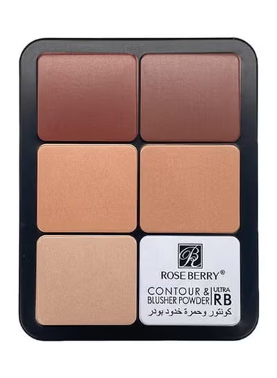 Rose Berry Multicolour Concealer & Blusher Cream Palette