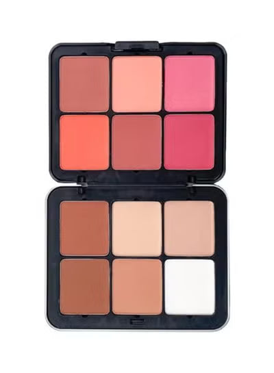 Rose Berry Multicolour Concealer & Blusher Cream Palette