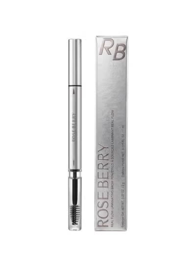 Rose Berry Real Flow 2-in-1 Brow Pen - Chocolate Brown