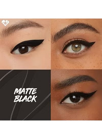 Rose Berry Precise Ultra Black Matte Eyeliner Pen - Ultra Black - 1 g