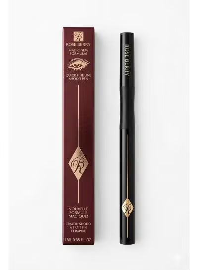 Rose Berry Quick Fine Line Shodo Liquid Eyeliner - Black - 1 ml
