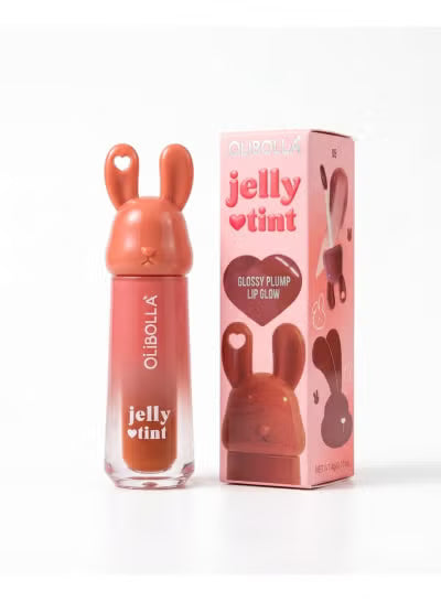 OLIBOLLA Jelly Tint Glossy Plump Lip Glow - 05